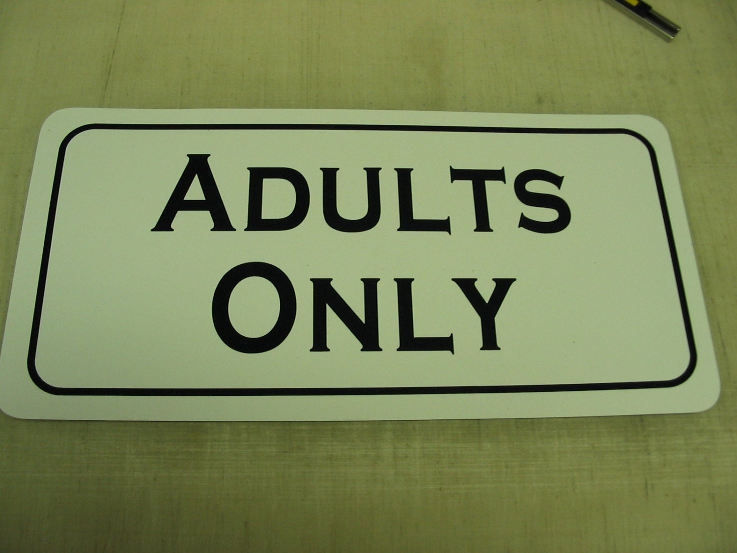 Adult only 12